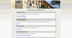 Desktop Screenshot of culvercityselfservice.org